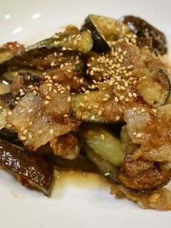 豚バラと茄子の甘辛味噌炒め-レシピのメイン写真