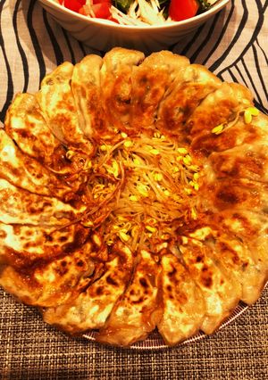 ヘルシー♪鶏胸肉でジューシー餃子-レシピのメイン写真