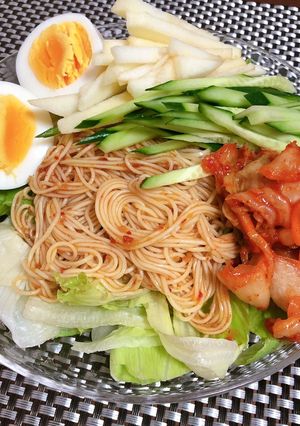韓国人直伝♡簡単!素麺で作るビビン麺-レシピのメイン写真