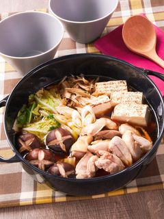 野菜たっぷり!鶏すき焼き-レシピのメイン写真