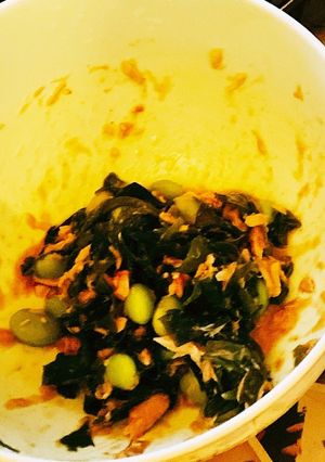枝豆わかめツナのゴマ味噌和え-レシピのメイン写真
