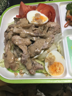 蒸し鶏のゴマドレサラダ-レシピのメイン写真