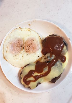 ビーフハンバーグ-レシピのメイン写真