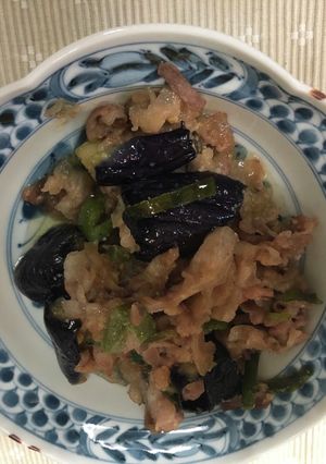 簡単豚バラナス味噌炒め-レシピのメイン写真