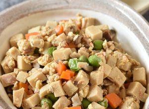 高野豆腐とツナと卵の炒り煮【作り置き】-レシピのメイン写真