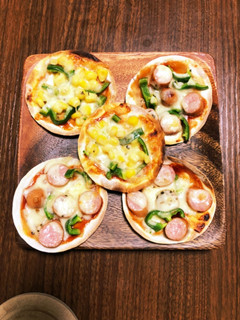 餃子の皮で簡単ピザ-レシピのメイン写真
