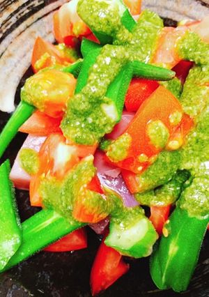 まぐろと夏野菜のジェノベーゼ-レシピのメイン写真