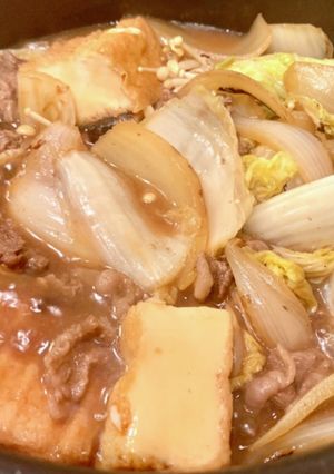 10分で味染み込ます！すき焼き風煮-レシピのメイン写真