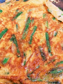 味付け要らずしっとりキムチのチヂミ-レシピのメイン写真