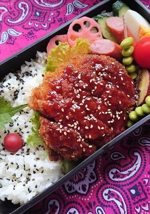 2020/9/10　ソースカツ弁当-レシピのメイン写真