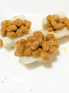 ビタミンちくわと納豆のピリ辛一口おつまみ-レシピのメイン写真