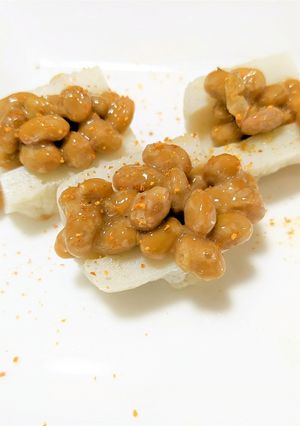 ビタミンちくわと納豆のピリ辛一口おつまみ-レシピのメイン写真