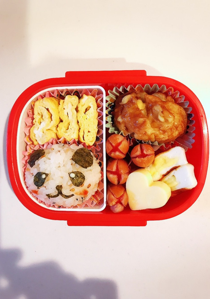 簡単！年少さんの幼稚園ぱんだ弁当♡-レシピのメイン写真