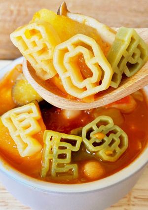ポークビーンズ(POPなマカロニ 入り)-レシピのメイン写真