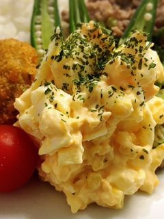 お弁当に★ゆで卵とコーンのサラダ-レシピのメイン写真