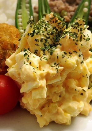 お弁当に★ゆで卵とコーンのサラダ-レシピのメイン写真