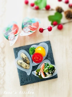 お弁当に♬ゼリーカップでおかずカップ-レシピのメイン写真