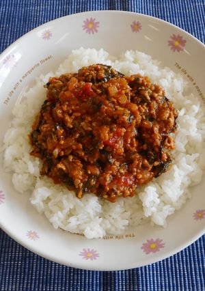 ほうれん草のキーマカレー-レシピのメイン写真