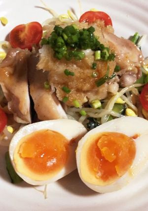 豆もやしさっぱりポン酢鶏-レシピのメイン写真