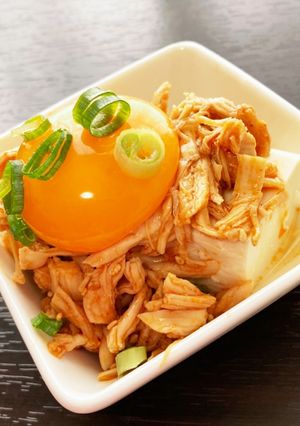 簡単ヘルシー豆腐ささみユッケ☆-レシピのメイン写真