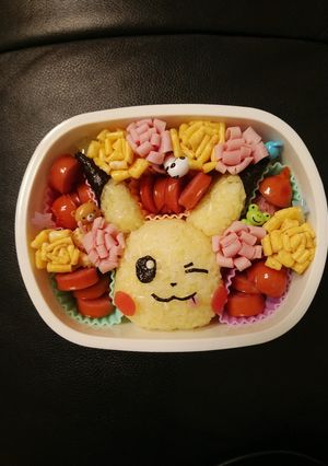 ポケモン ピカチュウキャラ弁-レシピのメイン写真