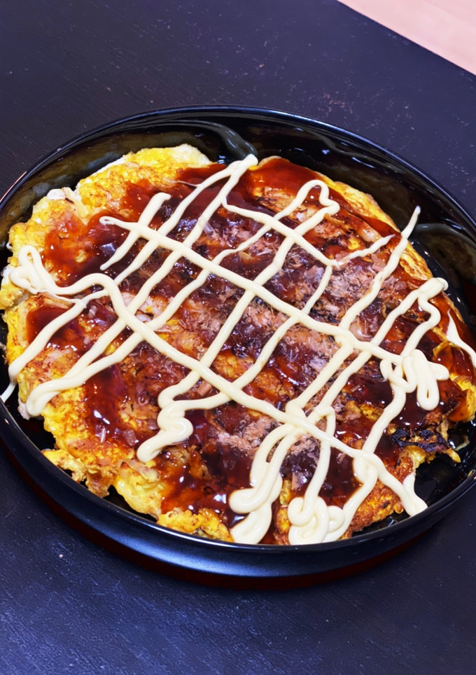 簡単！千切りキャベツのお好み焼き風-レシピのメイン写真