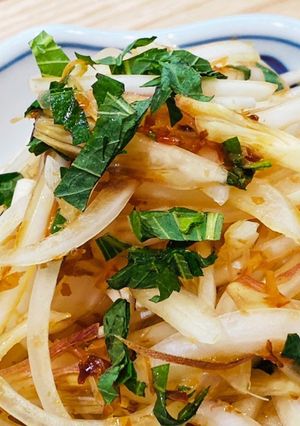 甘味あるレモン醤油の玉ねぎサラダ-レシピのメイン写真