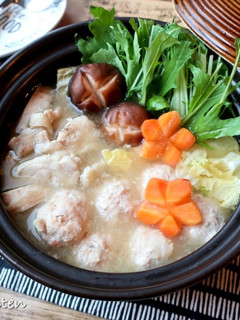 あま酒入り鶏団子みぞれ鍋-レシピのメイン写真