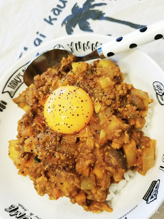 スパイスたっぷりキーマカレー-レシピのメイン写真
