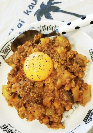 スパイスたっぷりキーマカレー-レシピのメイン写真