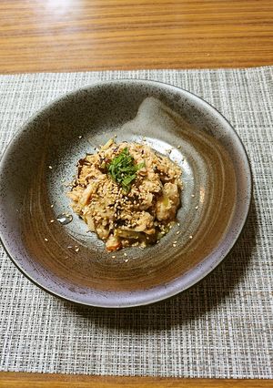 ヨウサマの減塩チキン梅肉マヨネーズお通し-レシピのメイン写真