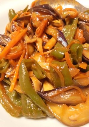 野菜のソースケチャップ炒め-レシピのメイン写真
