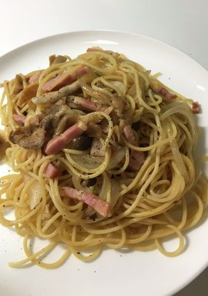 時短♪ ベーコンとキノコの和風パスタ♡-レシピのメイン写真
