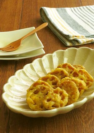 れんこんのカレーチーズ揚げ☆お弁当にも◎-レシピのメイン写真