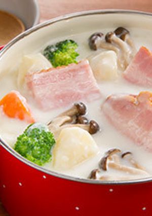 厚切りベーコンのクリームシチュー-レシピのメイン写真
