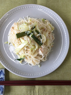 白キュウリのそうめんチャンプルー-レシピのメイン写真