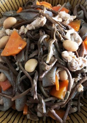 ぜんまいのお煮物-レシピのメイン写真
