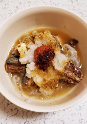 超簡単!梅おろし鯖ぶっかけしらたき麺-レシピのメイン写真