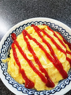 簡単ランチ☆ふわとろ卵の具なしオムライス-レシピのメイン写真