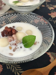 ベトナム風 豆腐白玉ココナツ汁粉♪-レシピのメイン写真