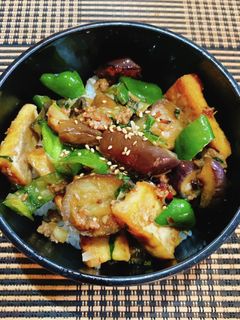 ☆茄子ピーマン大葉厚揚げの挽肉味噌炒め☆-レシピのメイン写真