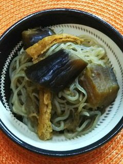 油揚げと茄子と糸こんのピリ辛炒り煮-レシピのメイン写真