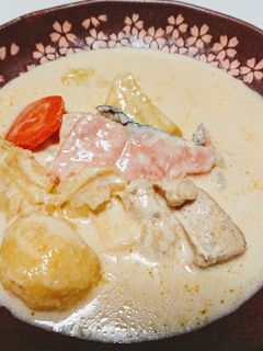 時短簡単❗生クリーム不要 鮭のクリーム煮-レシピのメイン写真