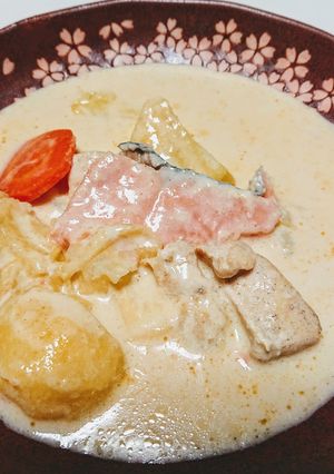 時短簡単❗生クリーム不要 鮭のクリーム煮-レシピのメイン写真