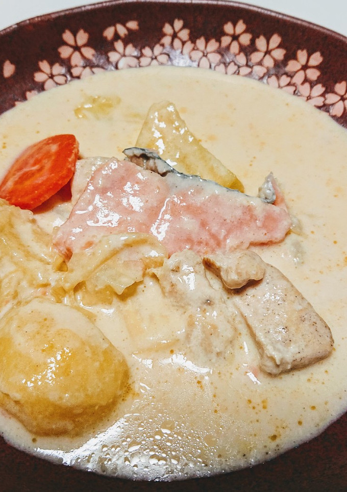 時短簡単❗生クリーム不要 鮭のクリーム煮-レシピのメイン写真