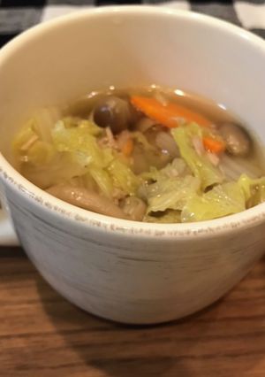 ツナと白菜のスープ-レシピのメイン写真