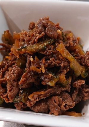牛肉とゴーヤのしぐれ煮-レシピのメイン写真
