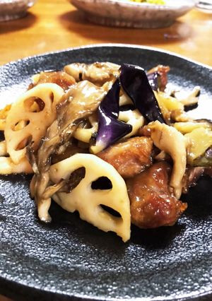季節野菜＊レンコンと豚肉の甘酢あん-レシピのメイン写真