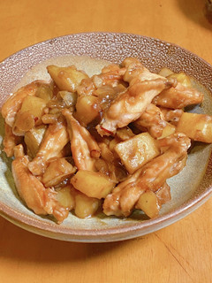 手羽中とじゃが芋の旨辛照り焼き-レシピのメイン写真