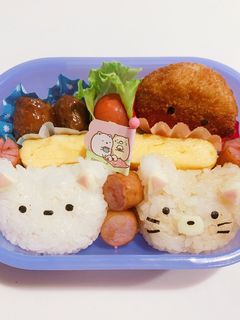 すみっこぐらし 簡単 キャラ弁-レシピのメイン写真